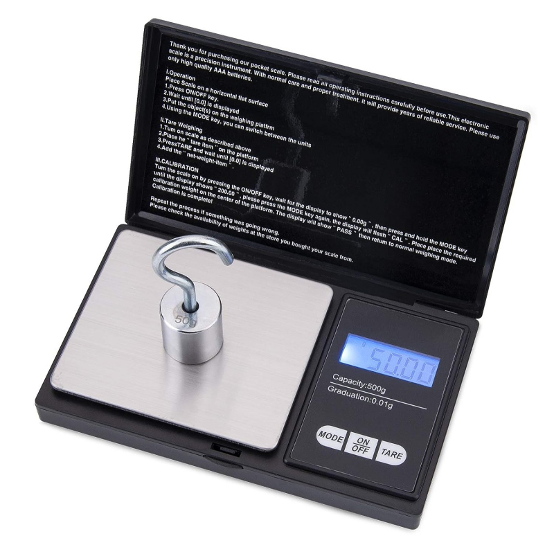 digital-scale-professional-mini-500g-x-01g ترازو دیجیتال مینی مدل Scale MH 500gr*0.01 - Image 1