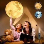 لیزر پوینتر مدل usb طرح ماه و کهکشان STAR DECORATION LAMP - Image 4