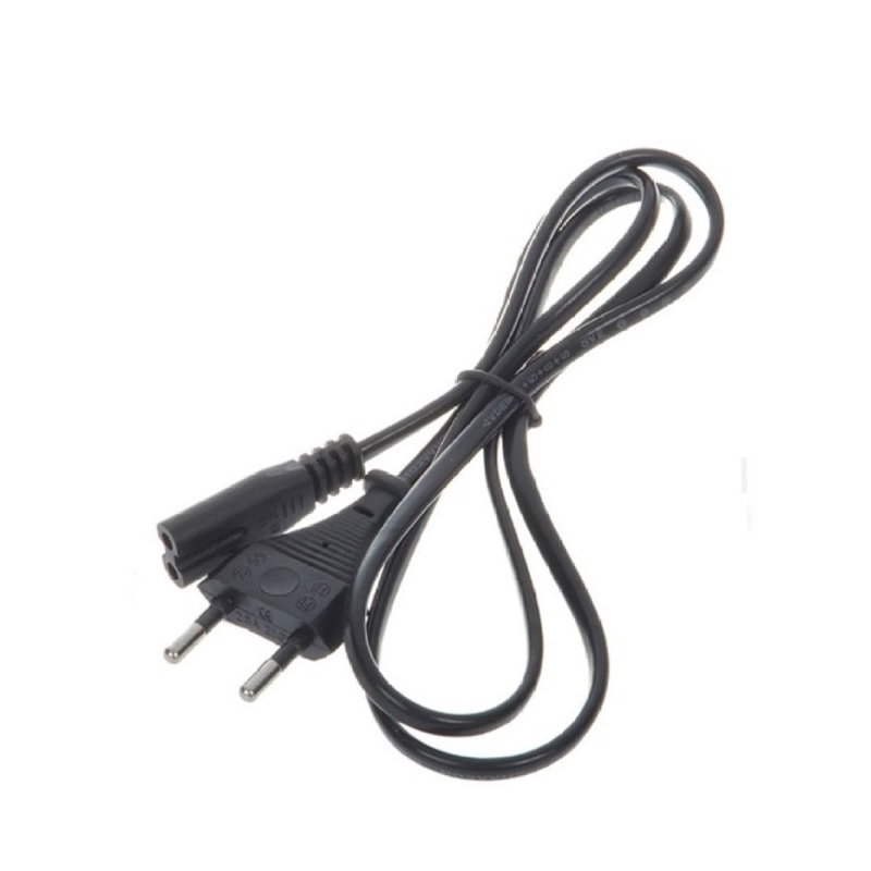 power-cable-2pin-120cm کابل برق دو (شیار) 1 متری - Image 1